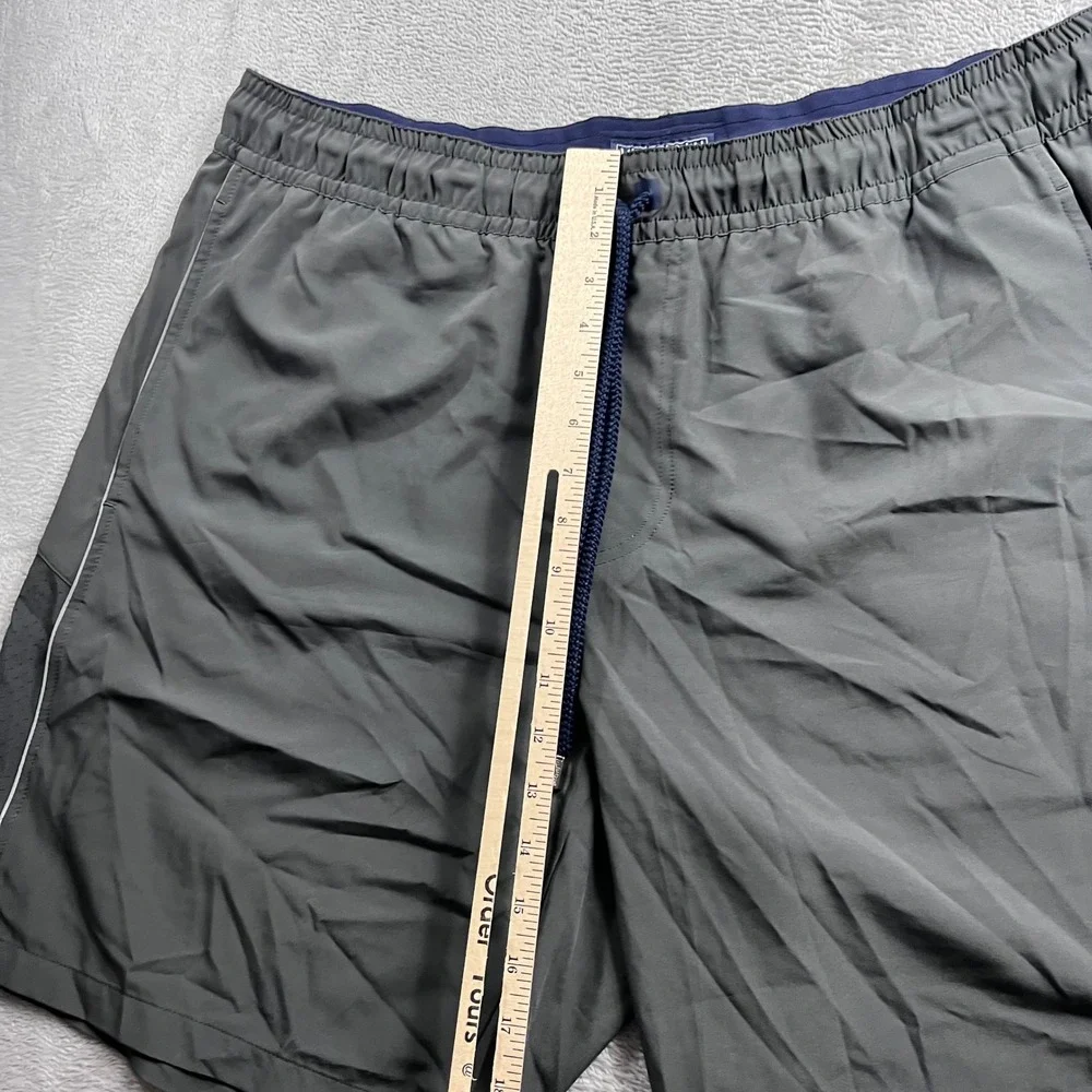 Vilebrequin Mens XXL Gray Swim Trunks Elastic Drawstring Shorts 17421